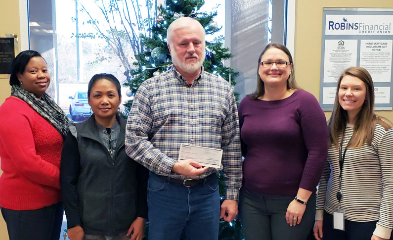 Perry Volunteer Outreach in Perry received a $500 donation. This organization has a toy program and also provides food boxes for the community.