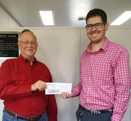 A food bank in McRae received a $500 donation. This organization helps to feed those in need in the community.