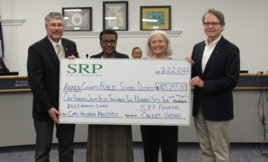 SRP Federal Credit Union Presents Checks to Area Schools