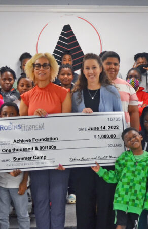 Robins Financial Credit Union Helping Kids at Camp