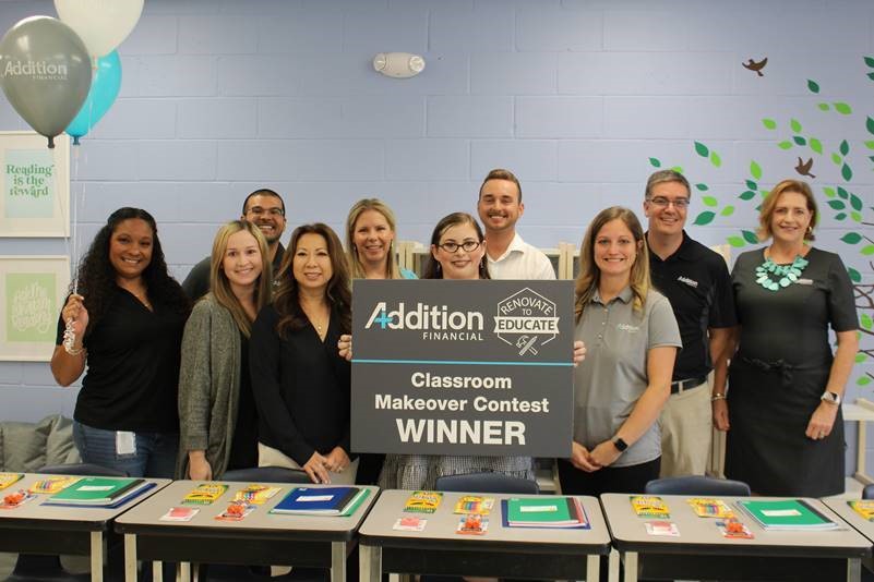 Addition Financial Renovates Classrooms for Four Central Florida Teachers