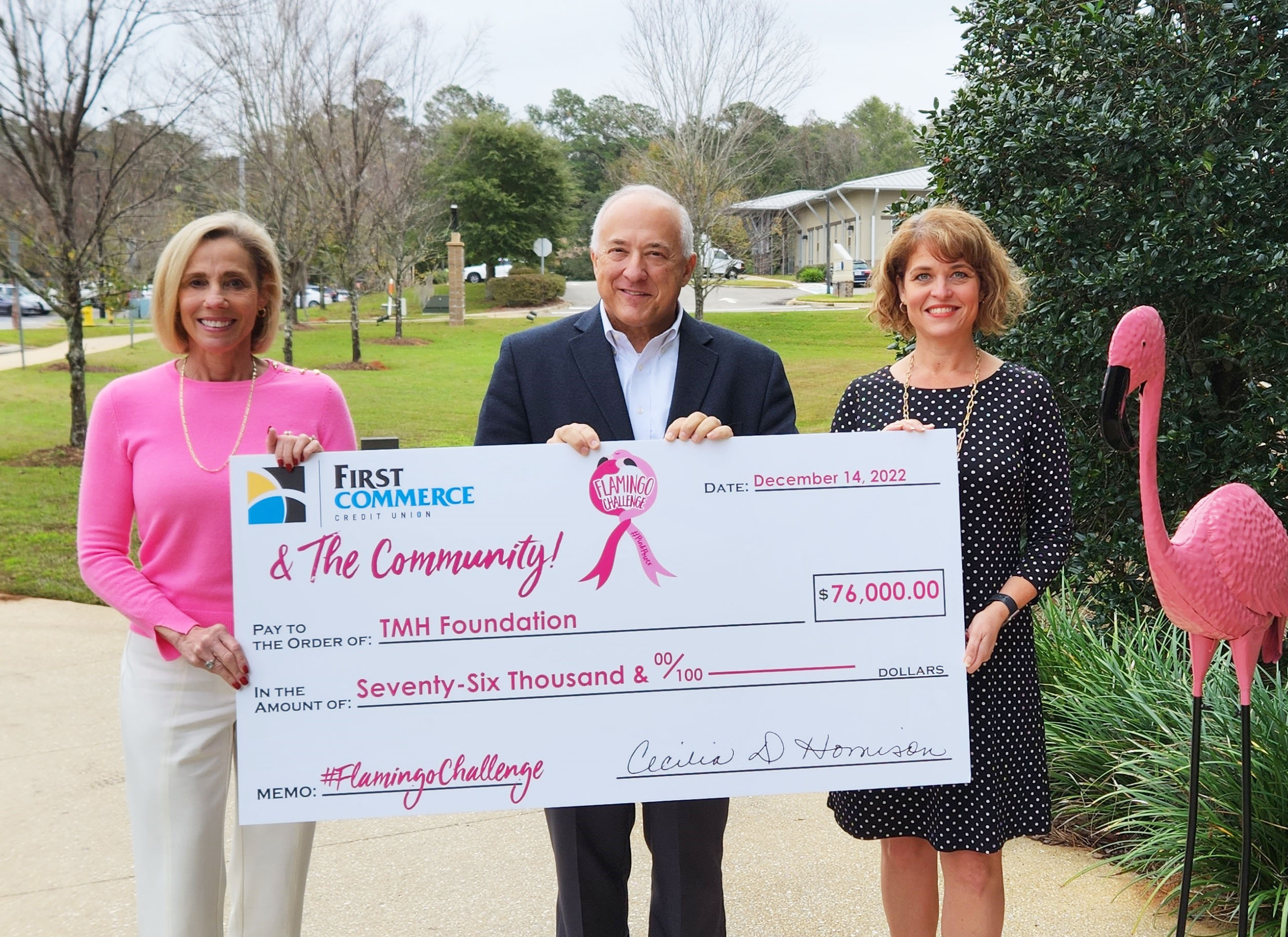 Third Annual #FlamingoChallenge Raises More Than $77,000, Helping to Bring Comfort and Joy to Local Breast Cancer Patients
