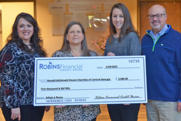 Robins Financial Credit Union Supports Ronald McDonald House