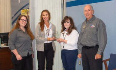 Teri Broxson Receives Eglin Federal Credit Union's 5-star Employee Award for the 2nd Quarter