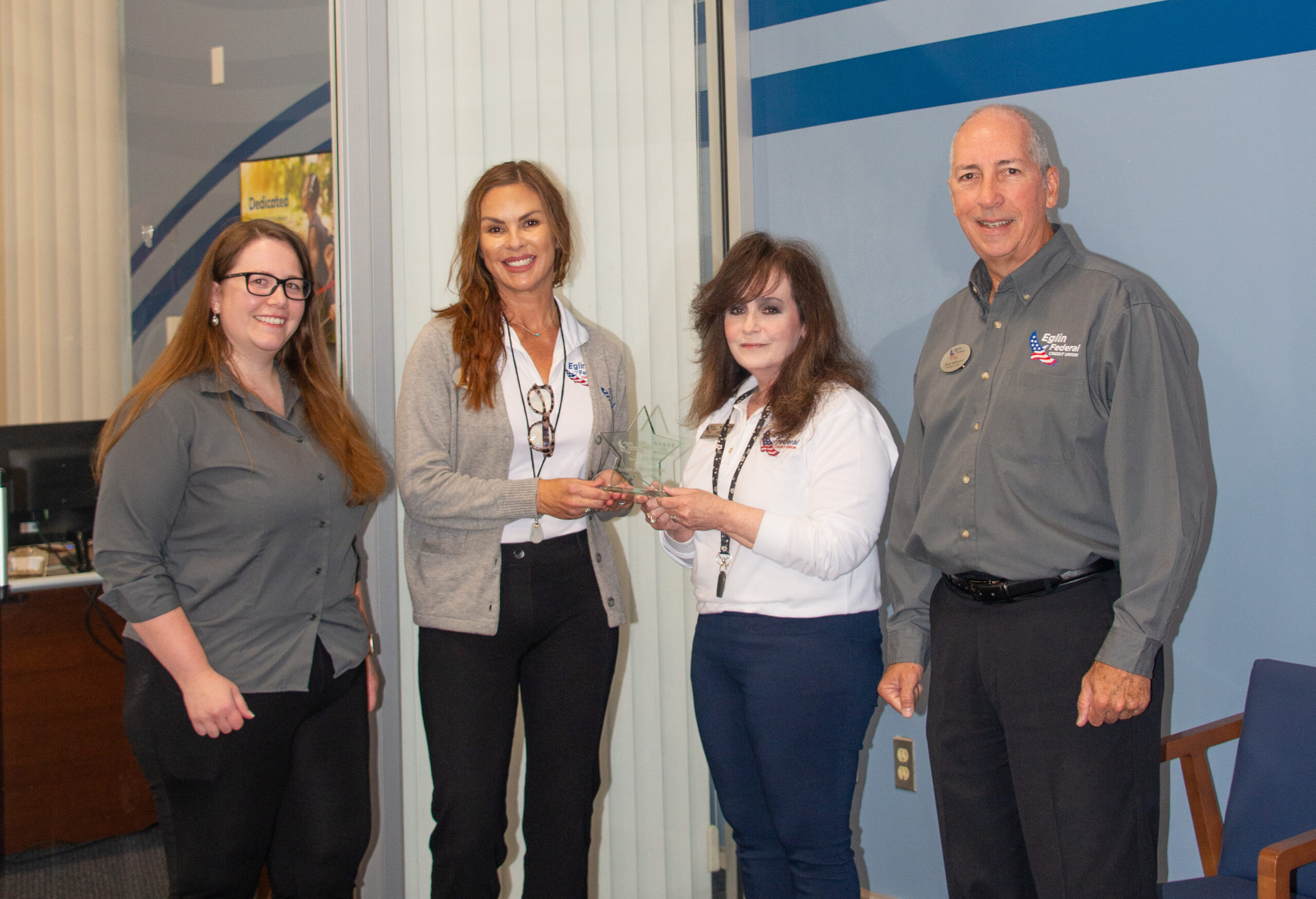 Teri Broxson Receives Eglin Federal Credit Union’s 5-star Employee Award for the 2nd Quarter