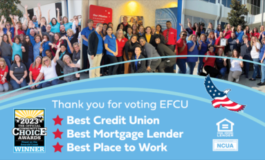 Eglin Federal Credit Union Named  2023 Finest on the Emerald Coast  in three categories