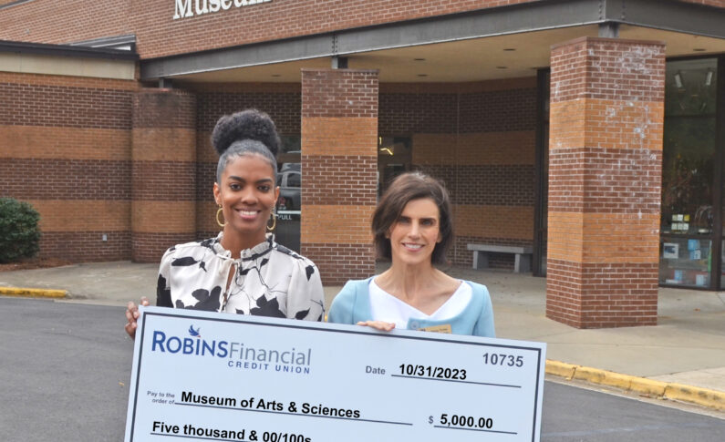 Robins Financial Credit Union Donates $5,000 to Support Fragile Bee Exhibition