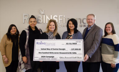 Robins Financial Credit Union Raises $137,000 to Support United Way of Central Georgia