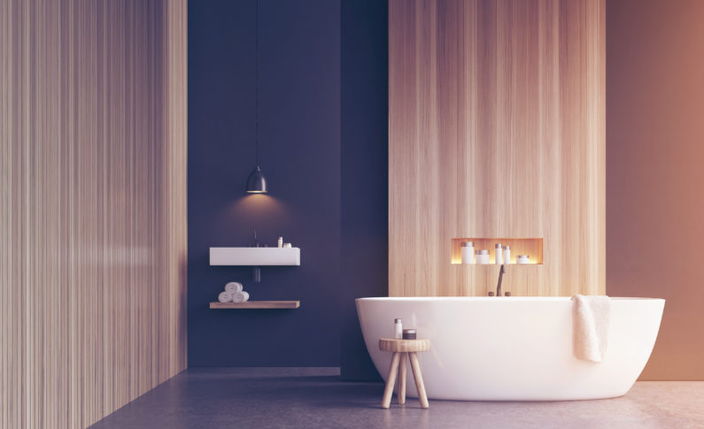 Take a bath. A hot bath not only heats your body, it also relaxes muscles and relieves stress.