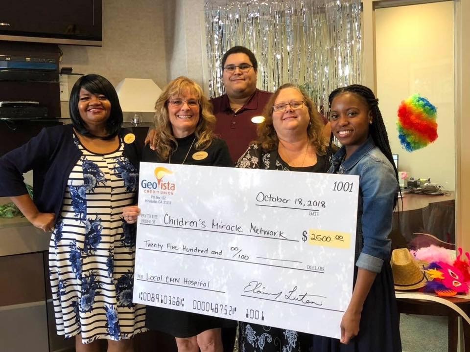 GeoVista Credit Union’s Miracle Jeans Day raises $2.5K for Children’s Miracle Network Hospitals