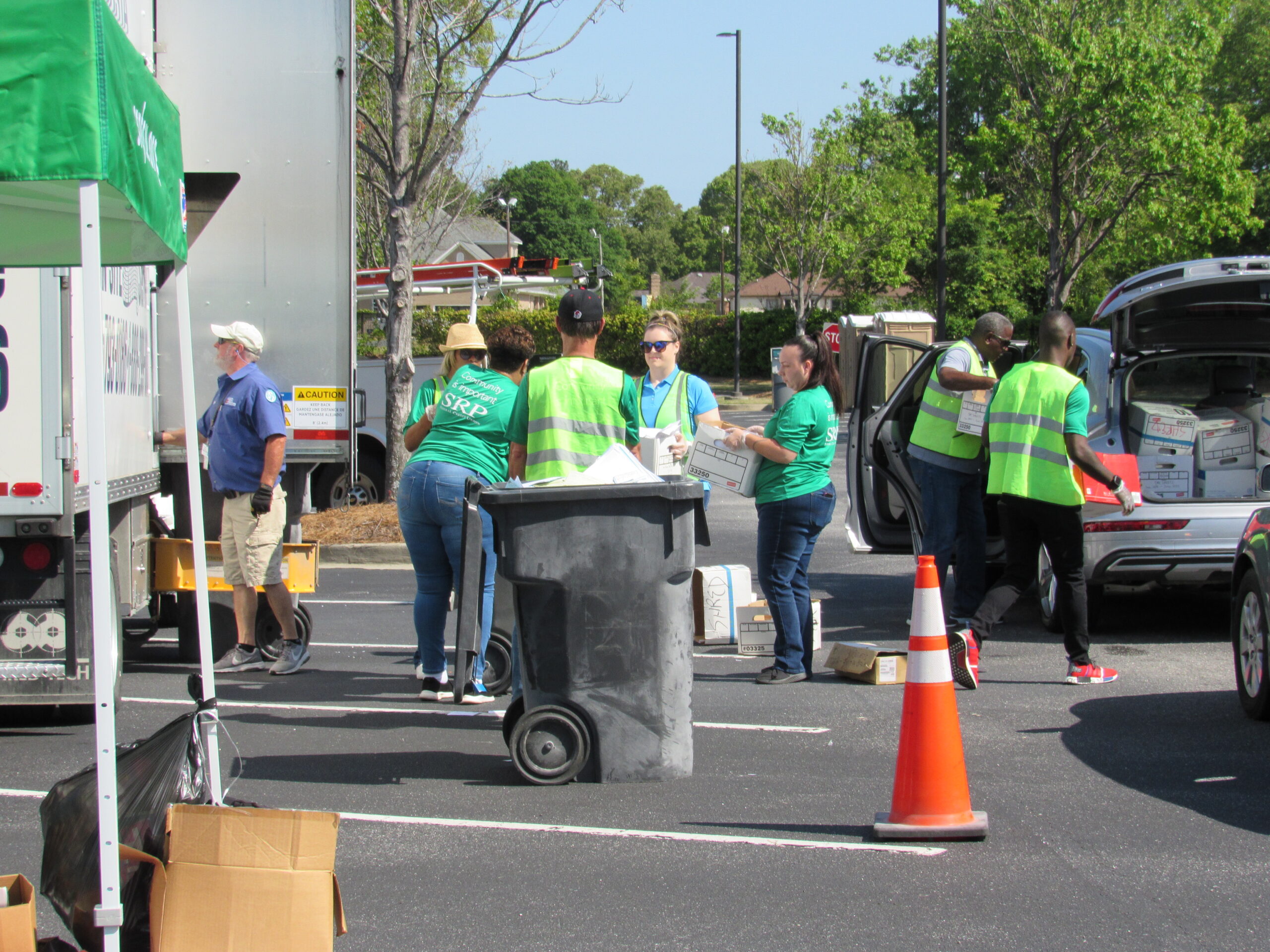 SRP FCU MOVIE NIGHT AND SHRED EVENT GREAT SUCCESS