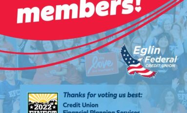 Eglin Federal Credit Union named 2022 Finest on the Emerald Coast in four categories