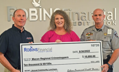Robins Financial Credit Union Supports Macon Regional Crimestoppers