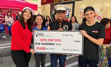 Tropical Financial Donates $1,000 to Toys for Tots