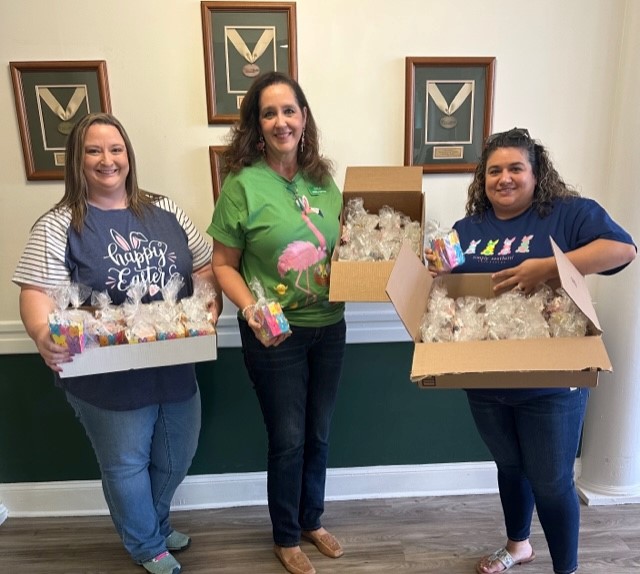 SRP Barnwell Staff Delivers Easter Goodies